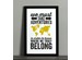 Adventure Typographic Map Print