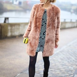 Longline Lux Faux Fur Coat