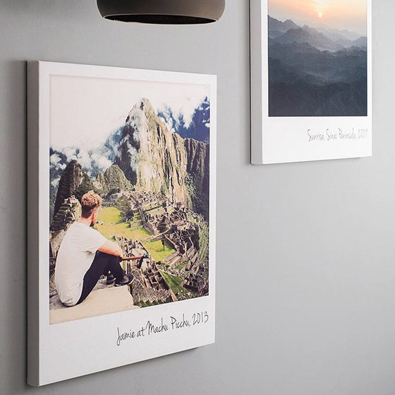 Giant Polaroid Canvas Print