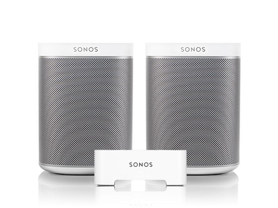 Sonos 2X PLAY:1 + BRIDGE